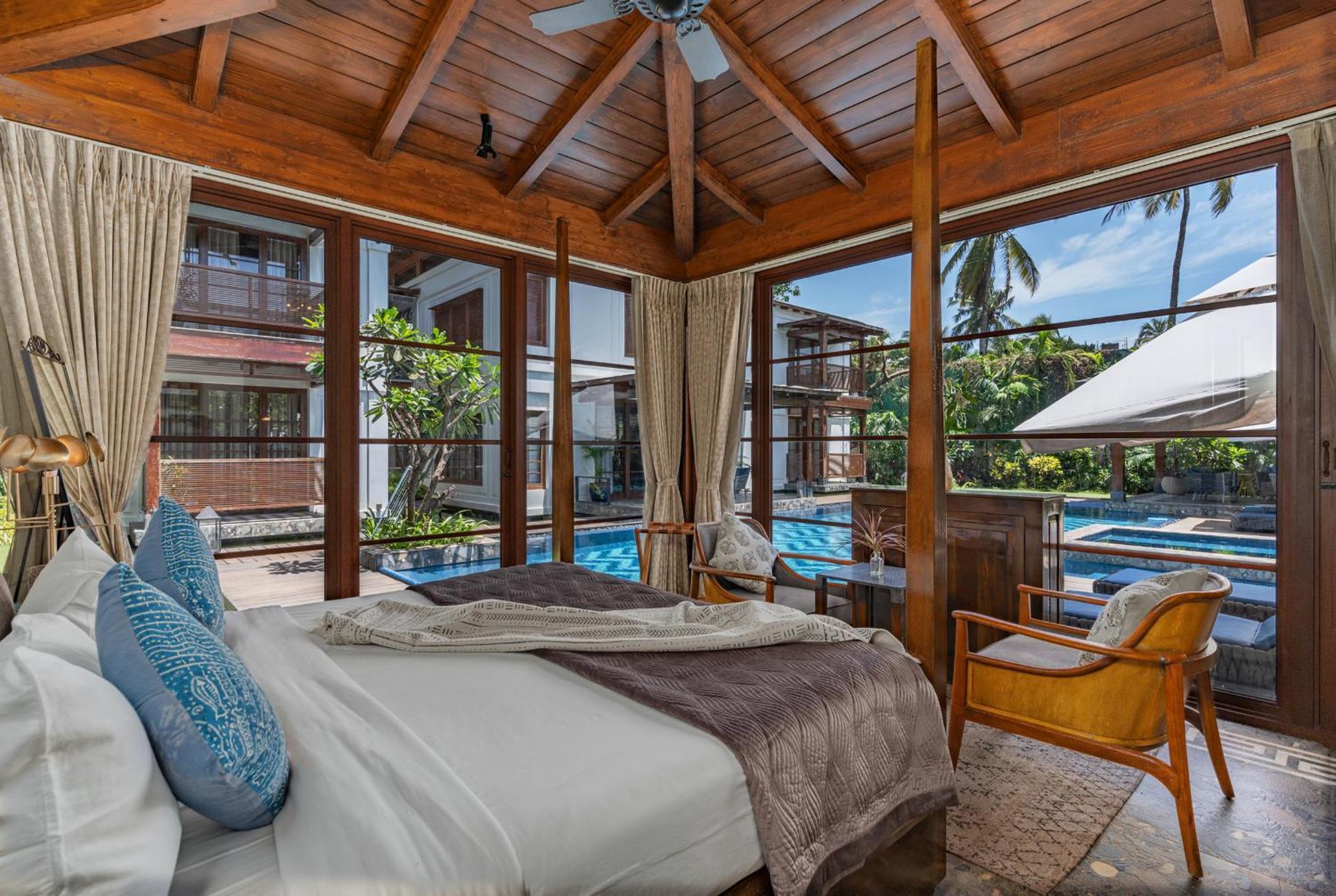 Azara Beach House - 5 Bhk Designer Villa, Candolim Beach Exterior foto