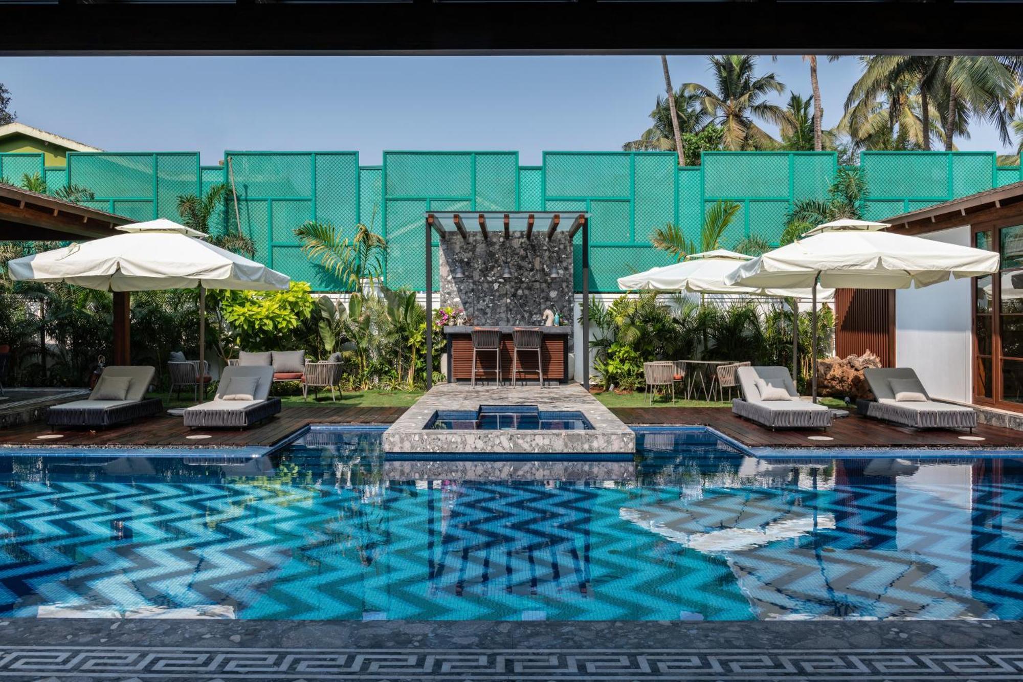 Azara Beach House - 5 Bhk Designer Villa, Candolim Beach Exterior foto